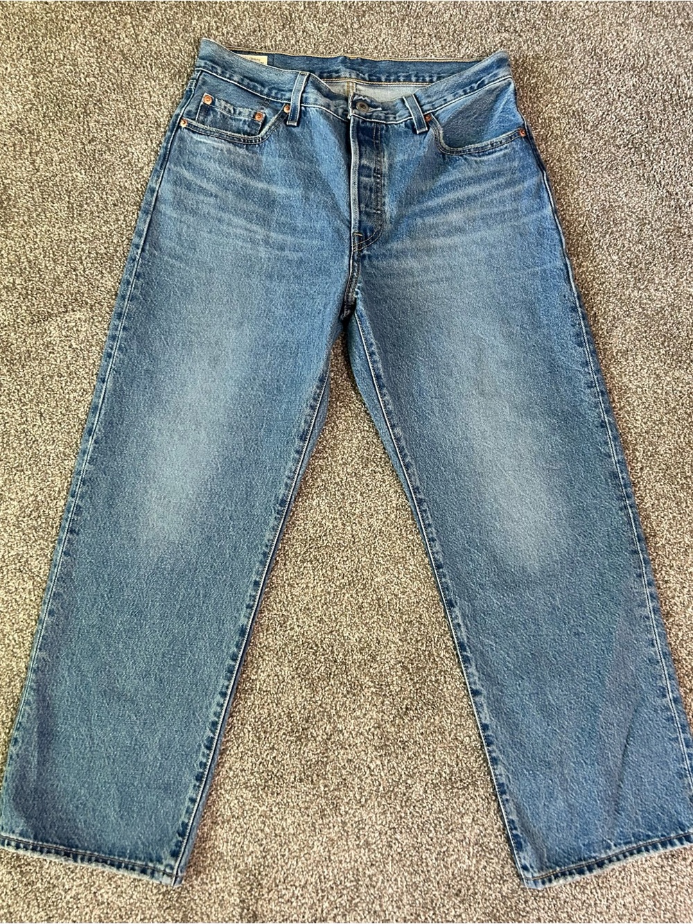 Levi's Women's Straight-Leg Jeans in Blue Wash